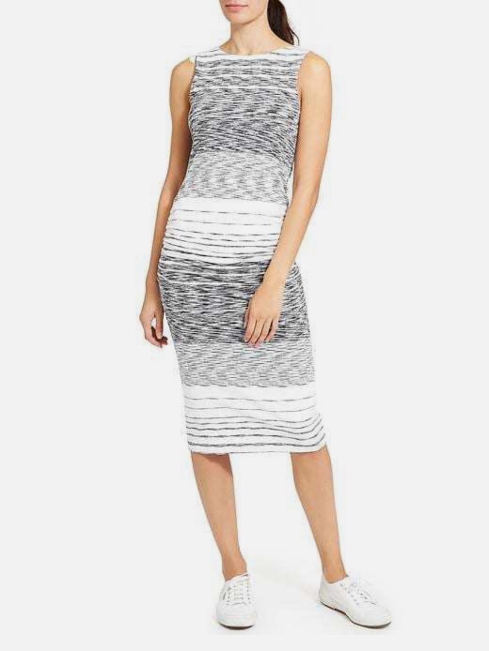 Athleta Santorini Ruched Midi Dress